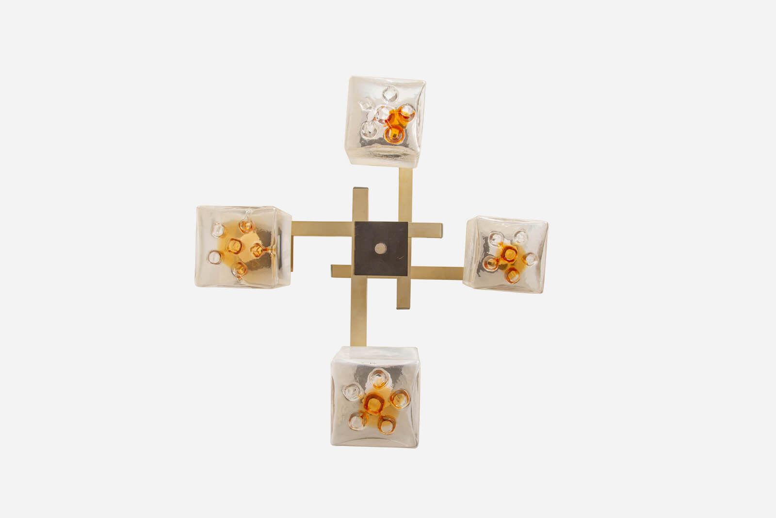 Ceiling lamp 4 Cubic by Gaetano Sciolari for sale Ceiling lamp 4 Cubic by Gaetano Sciolari for sale