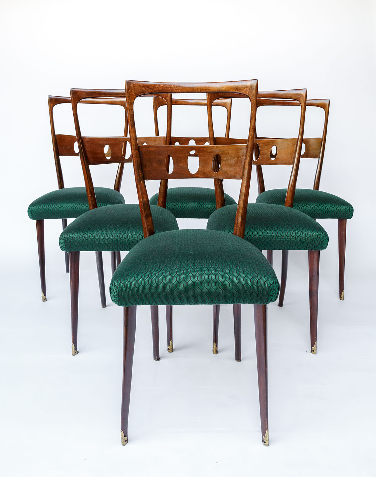 Chair Olive Green by Paolo Buffa for sale Chair Olive Green by Paolo Buffa for sale