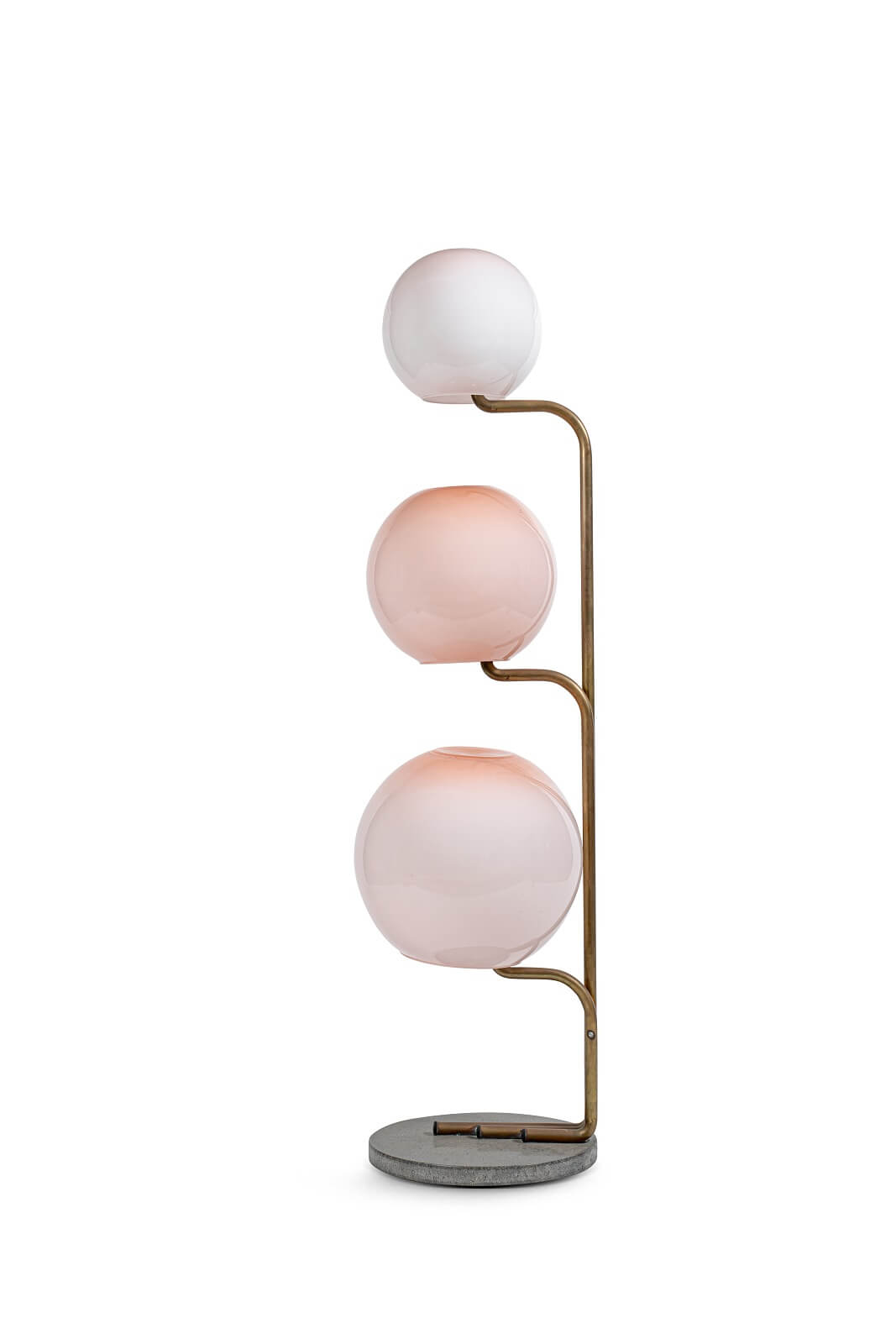 Floor lamp Tre Sfere by A.V. Mazegga for sale