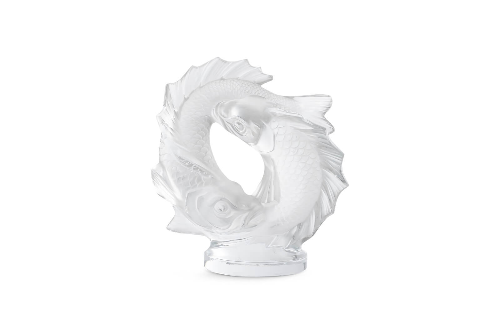Figure Double fish by Lalique for sale