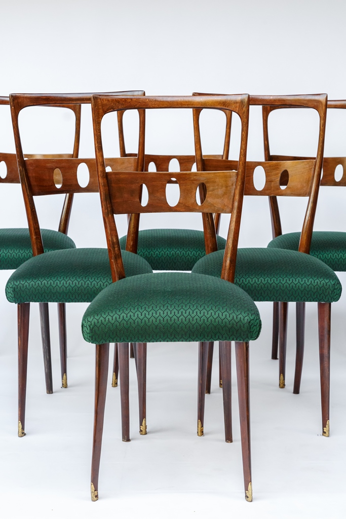 Chair Olive Green by Paolo Buffa for sale Chair Olive Green by Paolo Buffa for sale