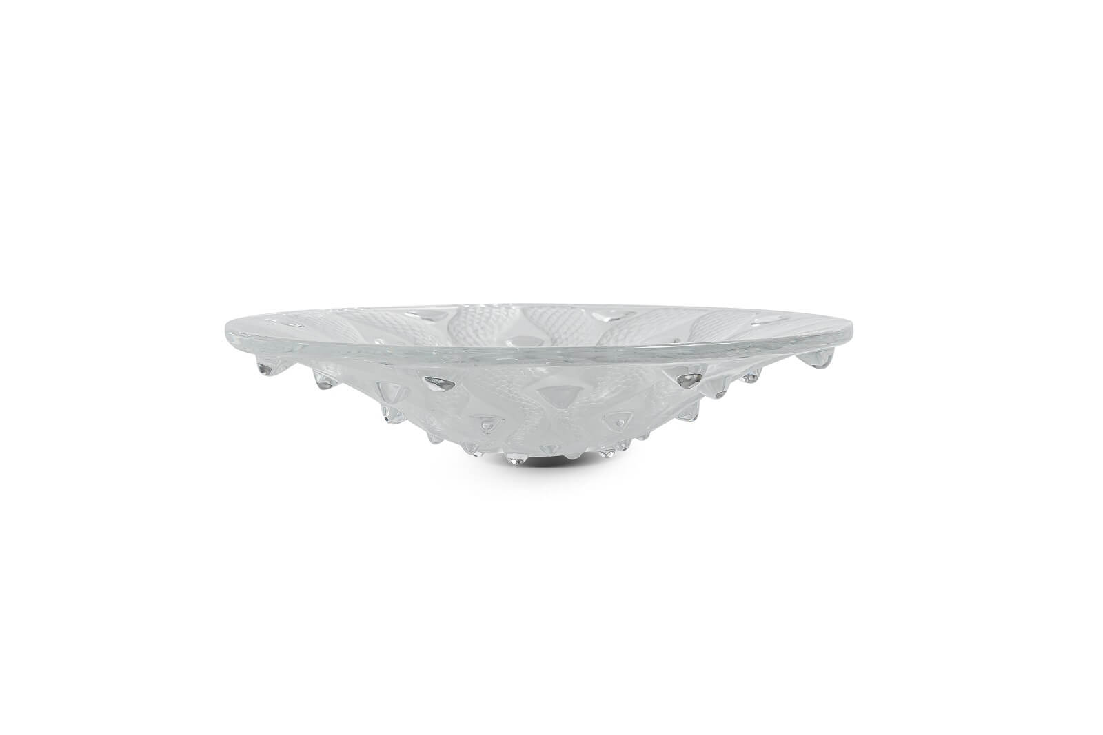 Plate Serpenta by Lalique for sale Plate Serpenta by Lalique for sale