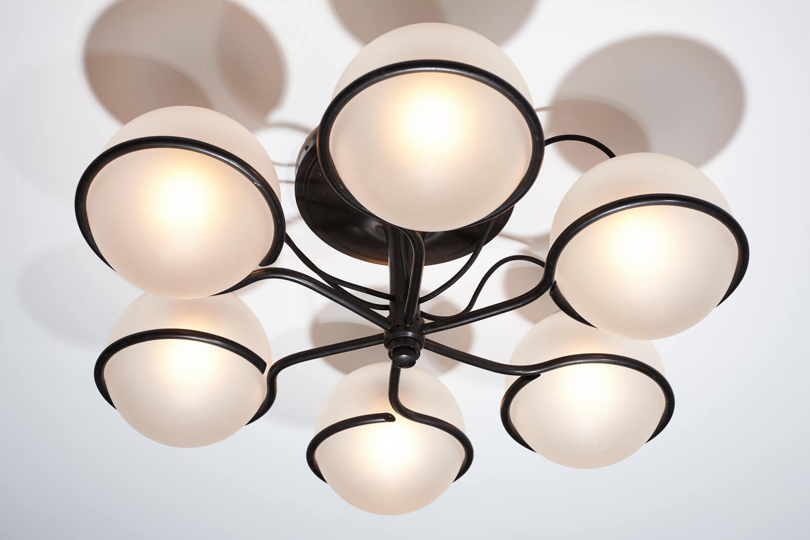 Ceiling lamp Model 2042/6 by Gino Sarfatti for sale Ceiling lamp Model 2042/6 by Gino Sarfatti for sale