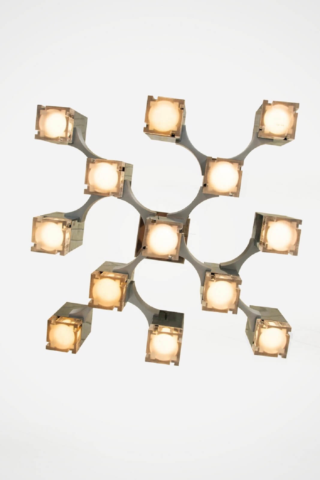 Ceiling lamp Cubic 131 by Gaetano Sciolari for sale Ceiling lamp Cubic 131 by Gaetano Sciolari for sale