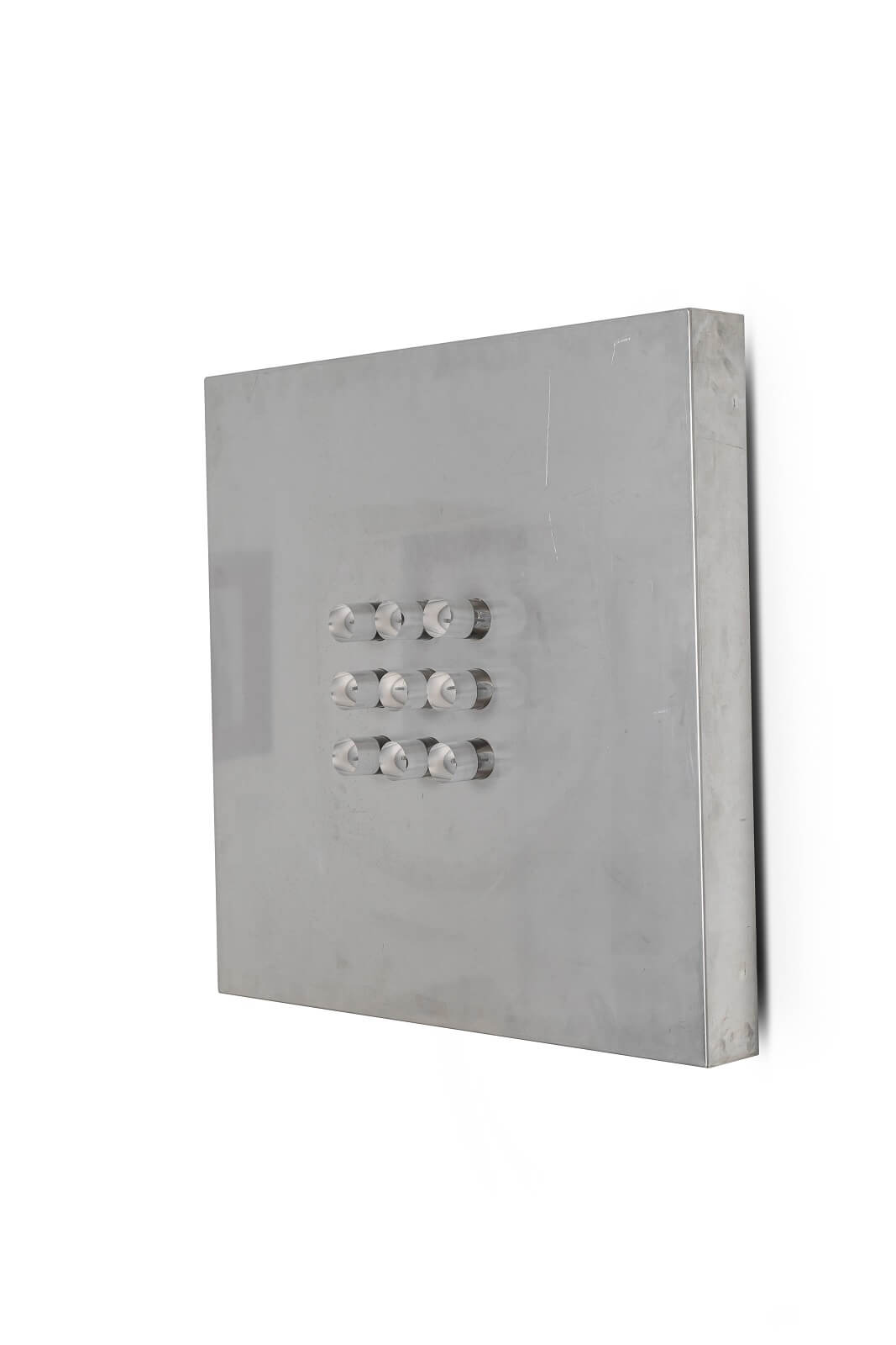 Wall lamp Square Light panel by Angelo Brotto for sale Wall lamp Square Light panel by Angelo Brotto for sale