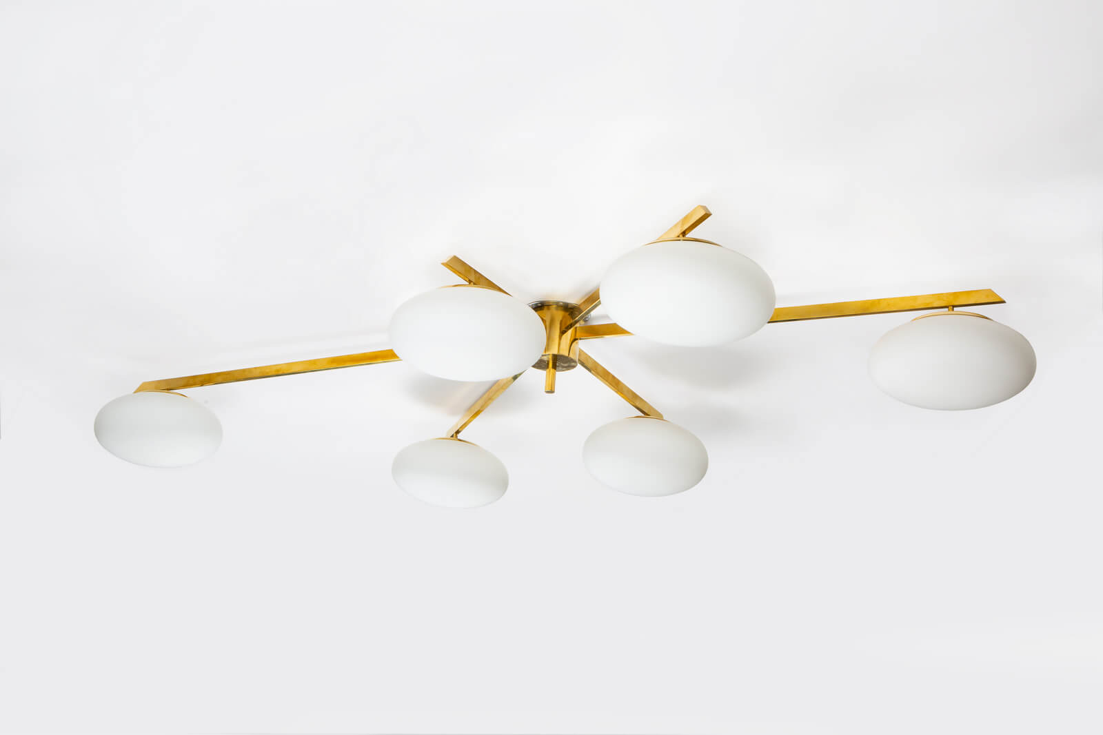 Ceiling lamp Modele 6 Lune by Angelo Lelli for sale Ceiling lamp Modele 6 Lune by Angelo Lelli for sale
