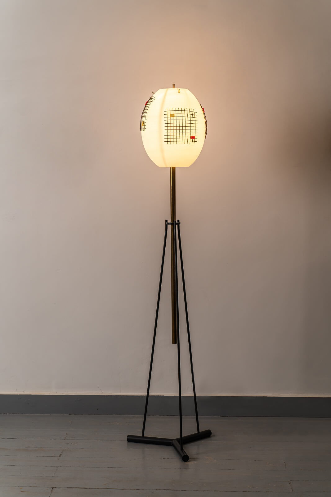 Floor lamp mod. 12626 by Angelo Lelii for sale Floor lamp mod. 12626 by Angelo Lelii for sale